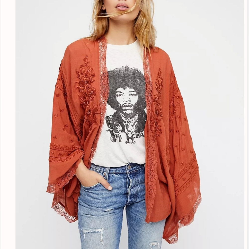 Free People Corazon Kimono Oversize Women's Size S